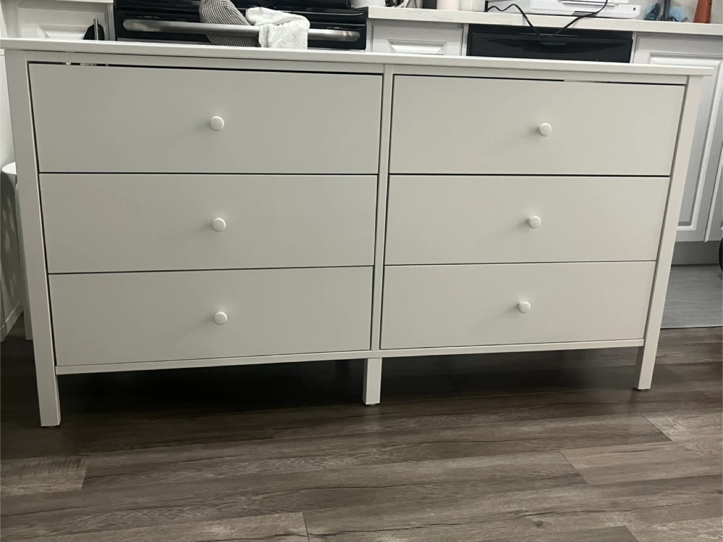 Ikea White 6-Drawer Dresser