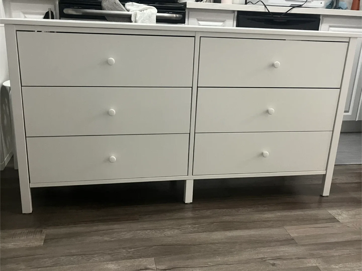 Ikea White 6-Drawer Dresser image indicator(2)