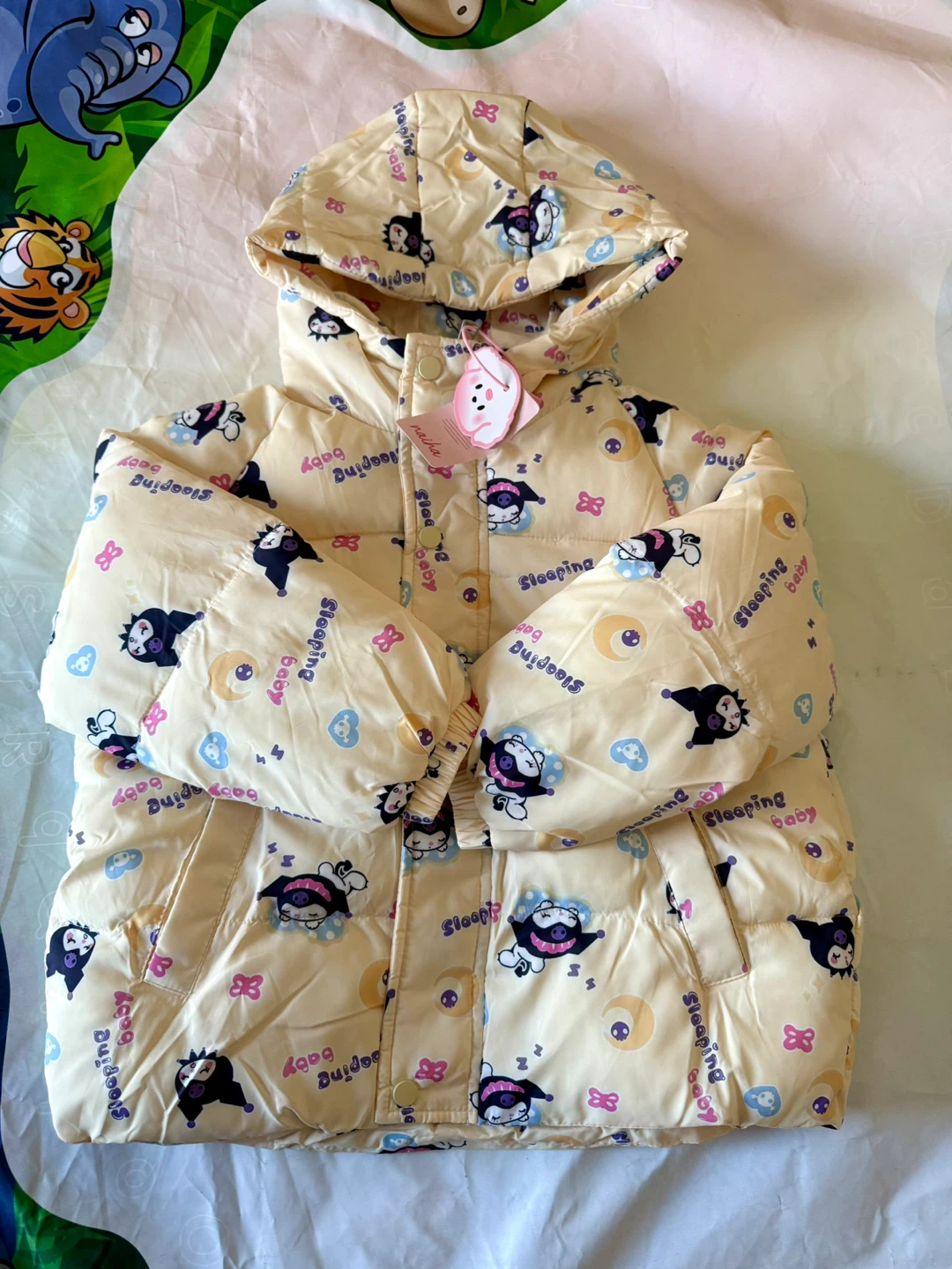 Cute Kuromi Padded Jacket