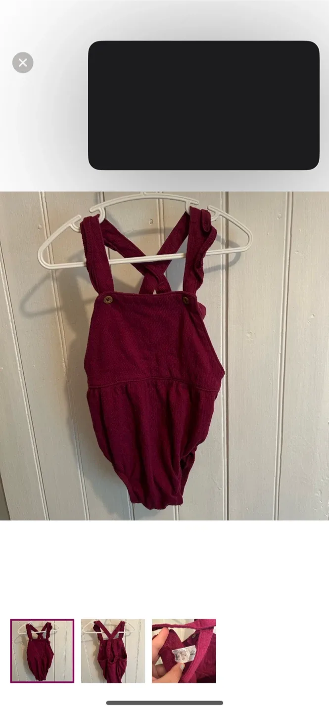 Carter's 18M purple  Romper