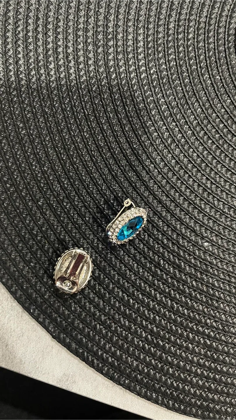 Blue Gem Earrings image indicator(3)