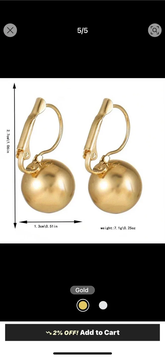 Necklace and Earring Set - Gold Tone