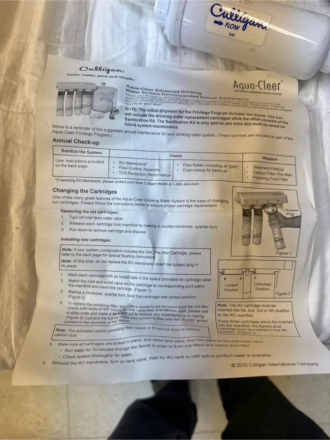 Culligan Aqua-Cleer Water Filter System image indicator(2)