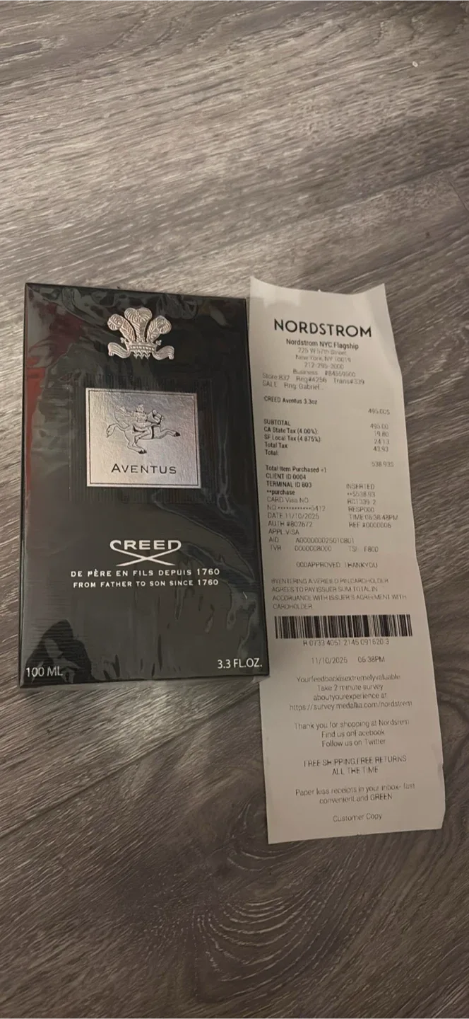 Creed Aventus 100ml New in Box
