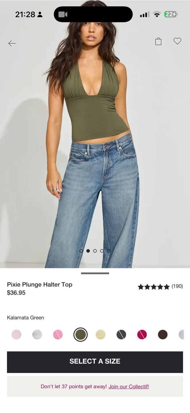 Garage - Black Halter Top image indicator(2)