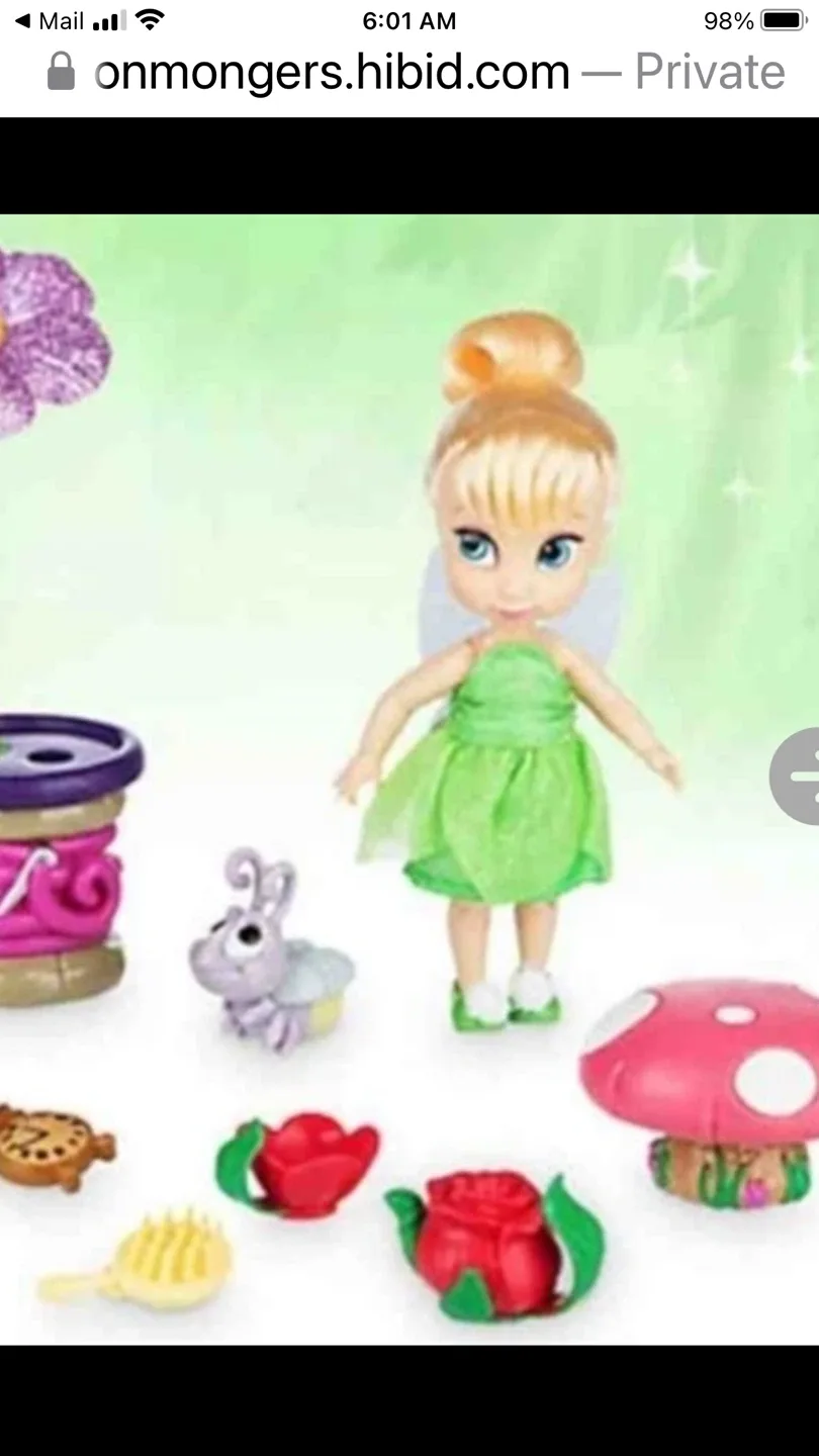Disney Animators' Collection Tinkerbell Doll image indicator(4)