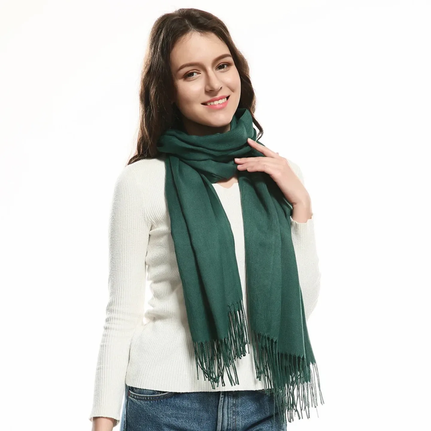 Scarf/Shawl - Emerald Green image indicator(2)