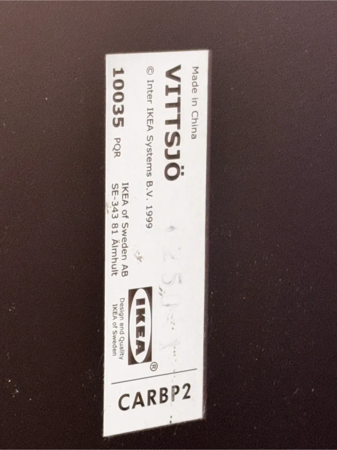 IKEA VITTSJO computer table - glass top, black image indicator(2)