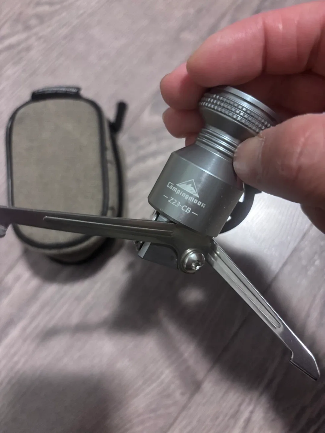 CAMPINGMOON Butane Gas Fuel Canister Adapter Z23-CB image indicator(3)