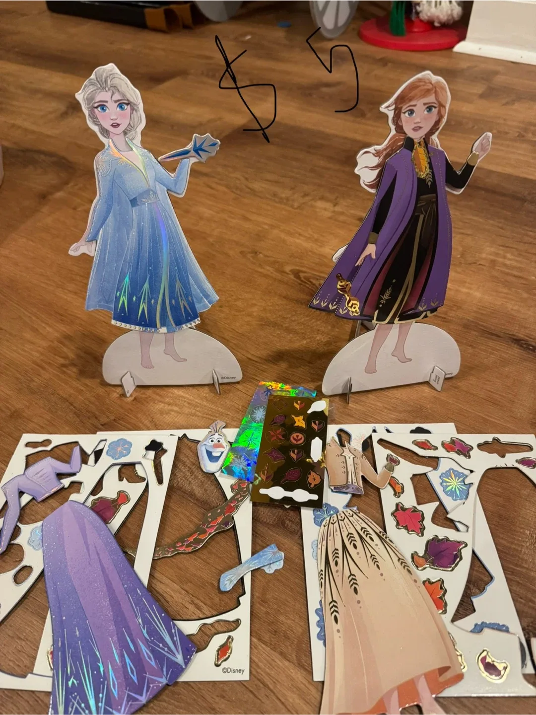 Disney Frozen 2 Paper Dolls Set