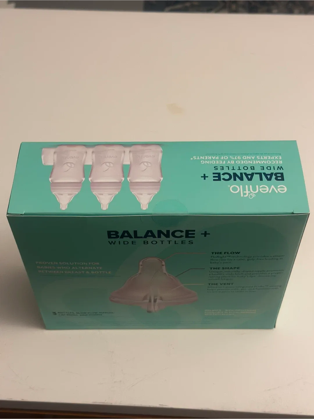 Evenflo Balance+ Wide Bottles, 3-9oz (270mL) image indicator(2)