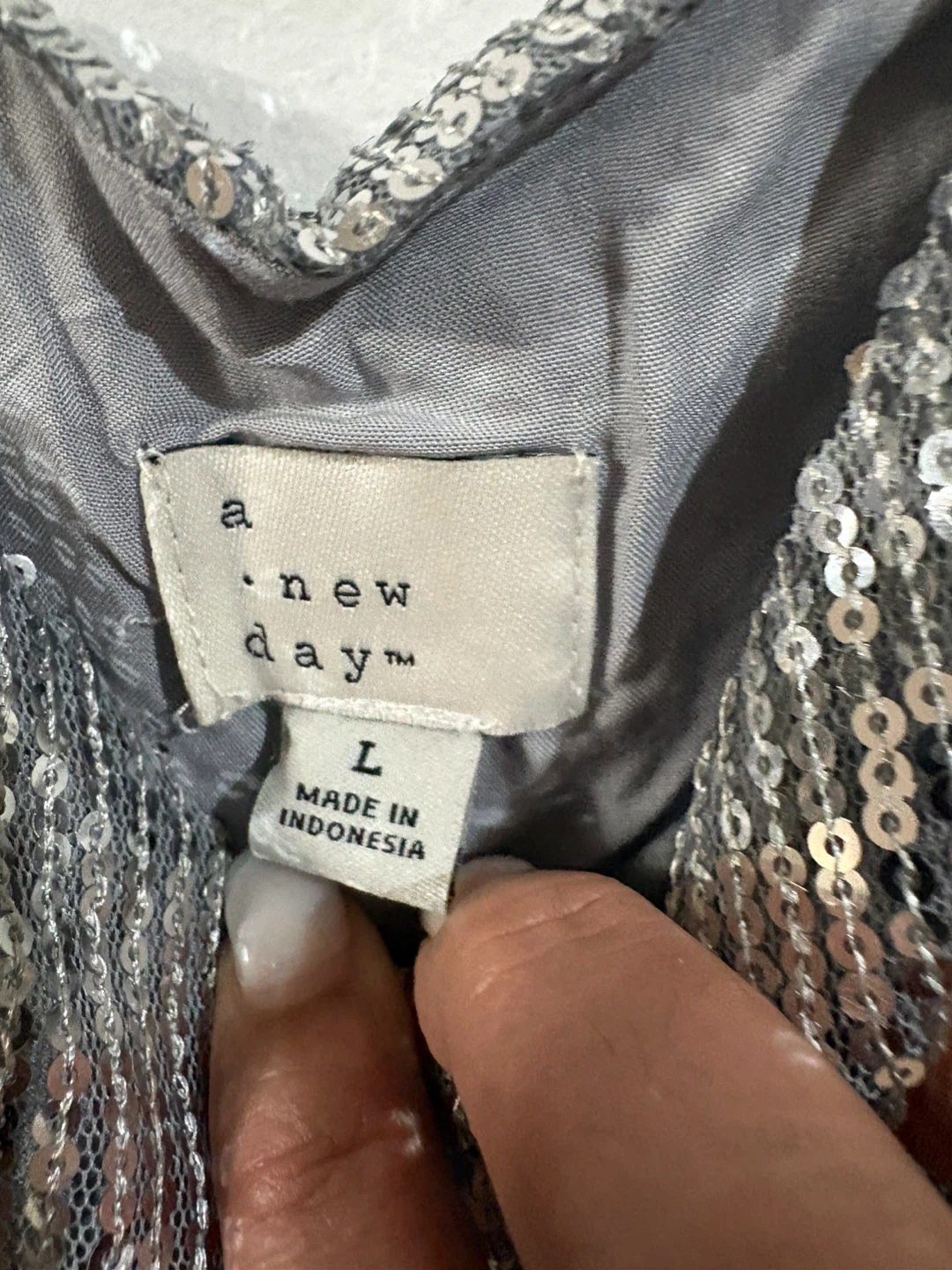 A New Day Sequin Dress - Size L - photo 3