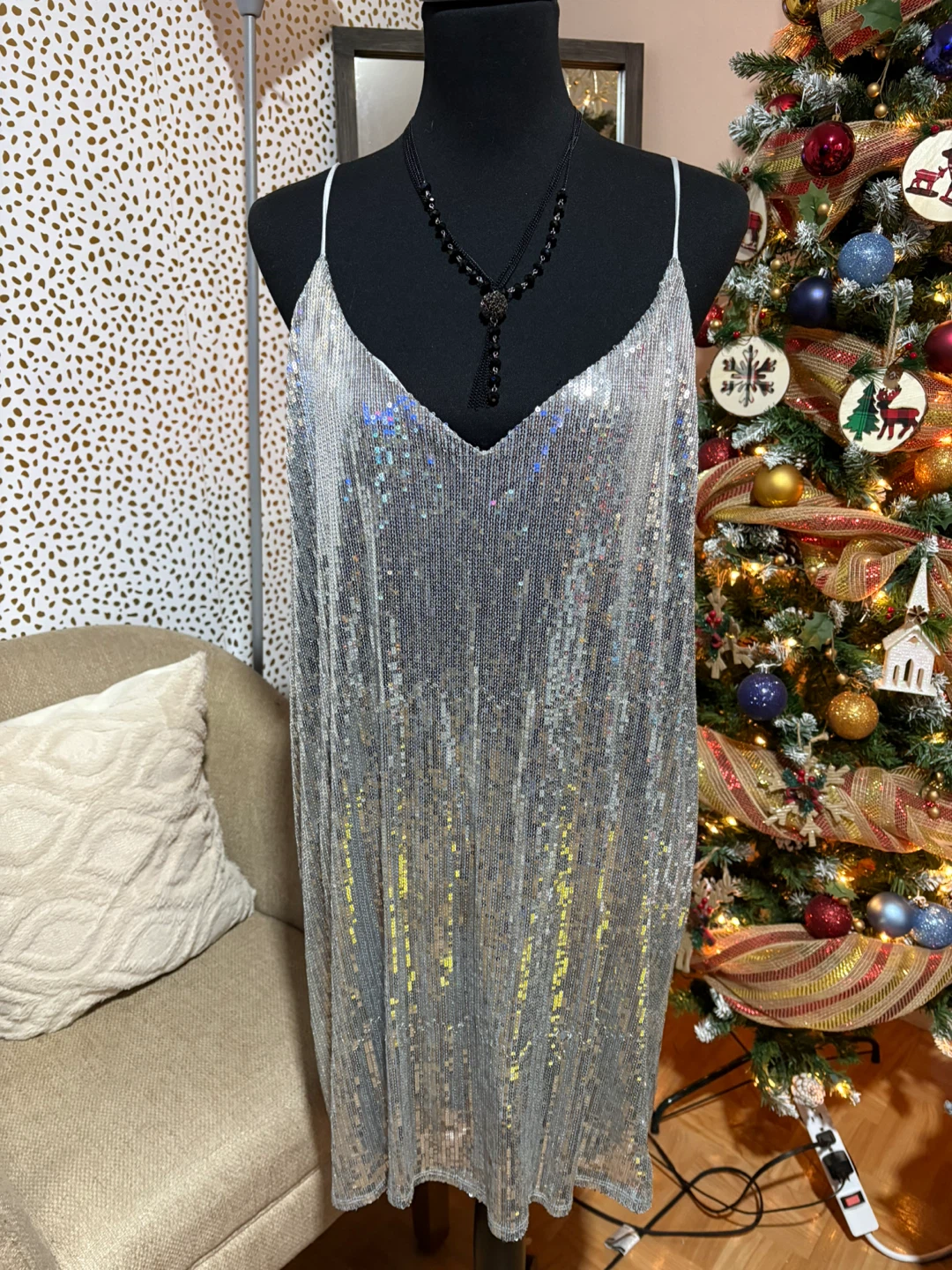 A New Day Sequin Dress - Size L