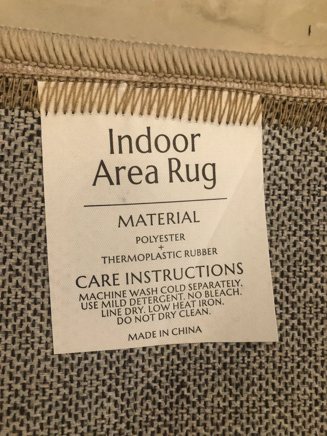 Indoor Area Rug - Polyester & Rubber image indicator(4)