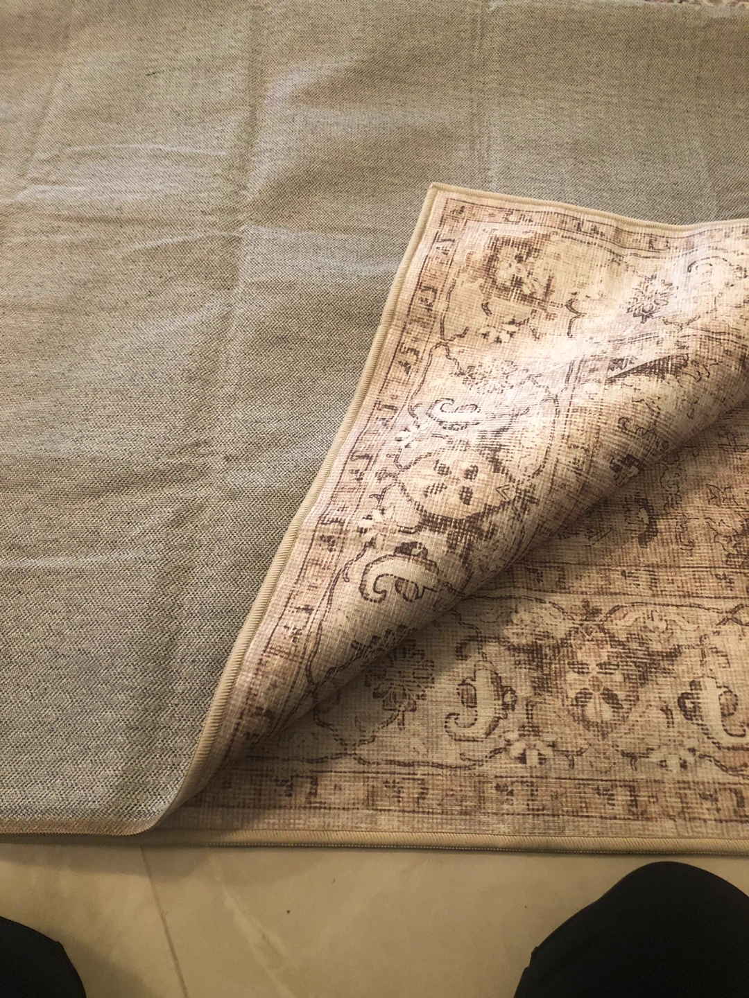 Indoor Area Rug - Polyester & Rubber - photo 3