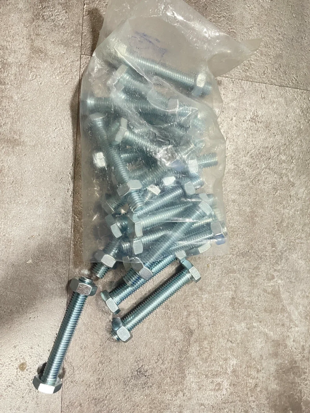 Heavy duty hex bolt and nut - Various size