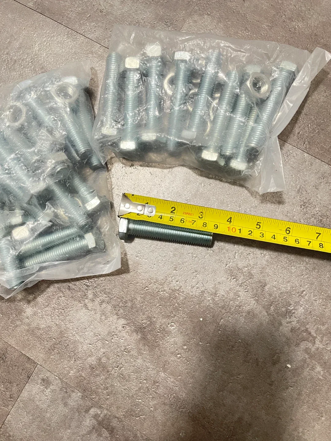 Heavy duty hex bolt and nut - Various size image indicator(3)