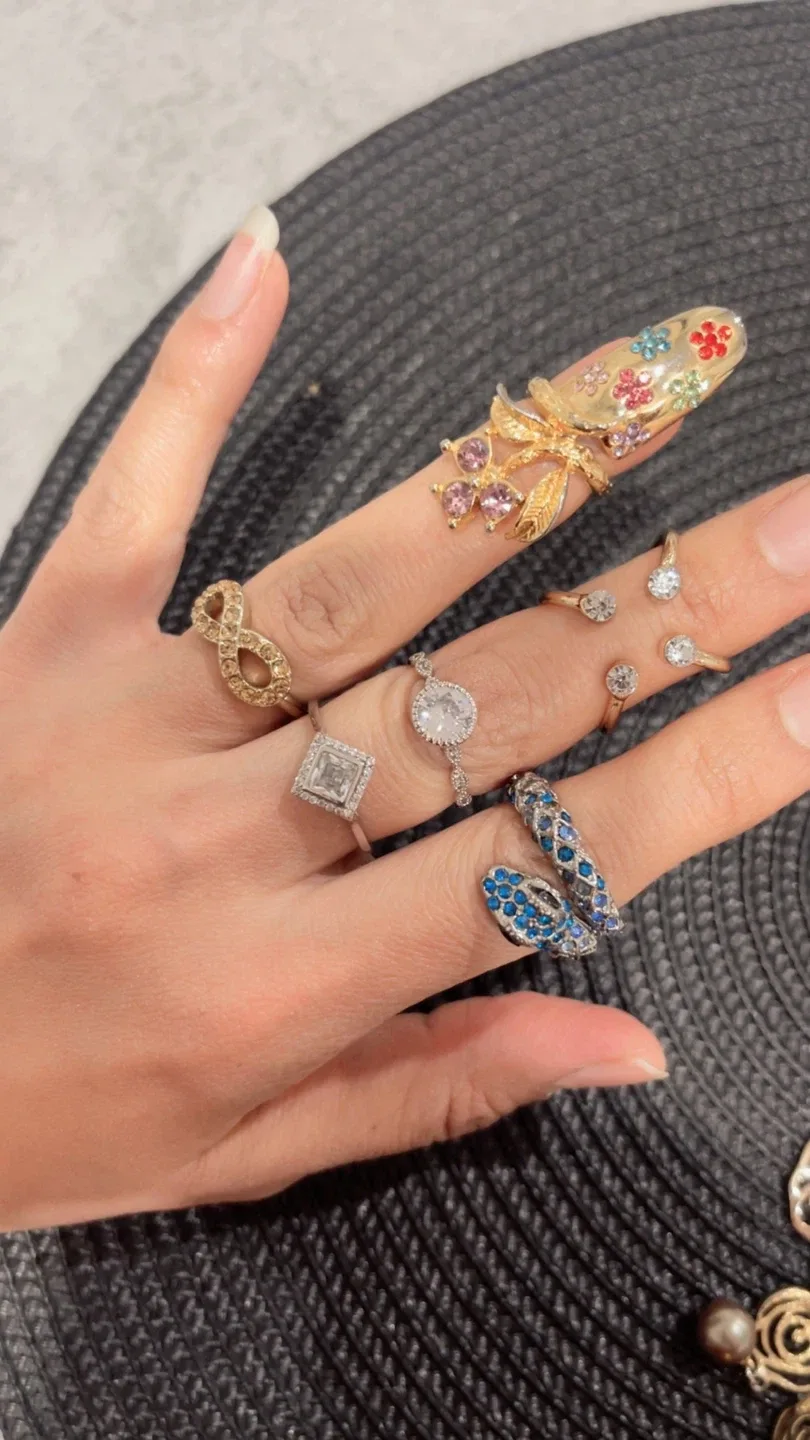 Assorted Costume Earrings and rings image indicator(5)