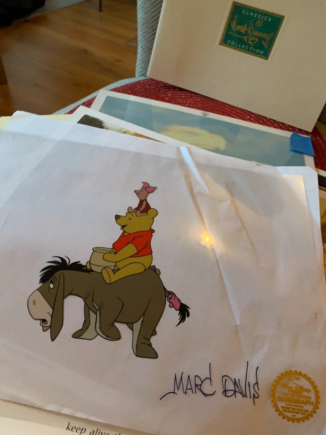 Disney "Winnie the Pooh" Sericels - Limited Edition