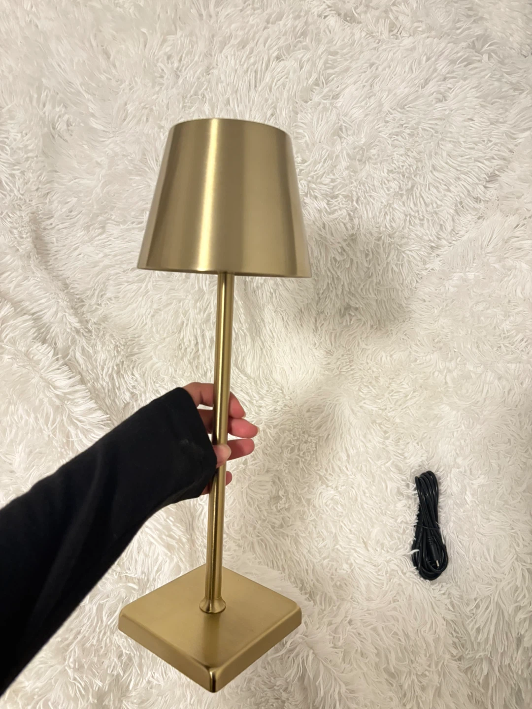 Gold Table Lamp with Touch Control