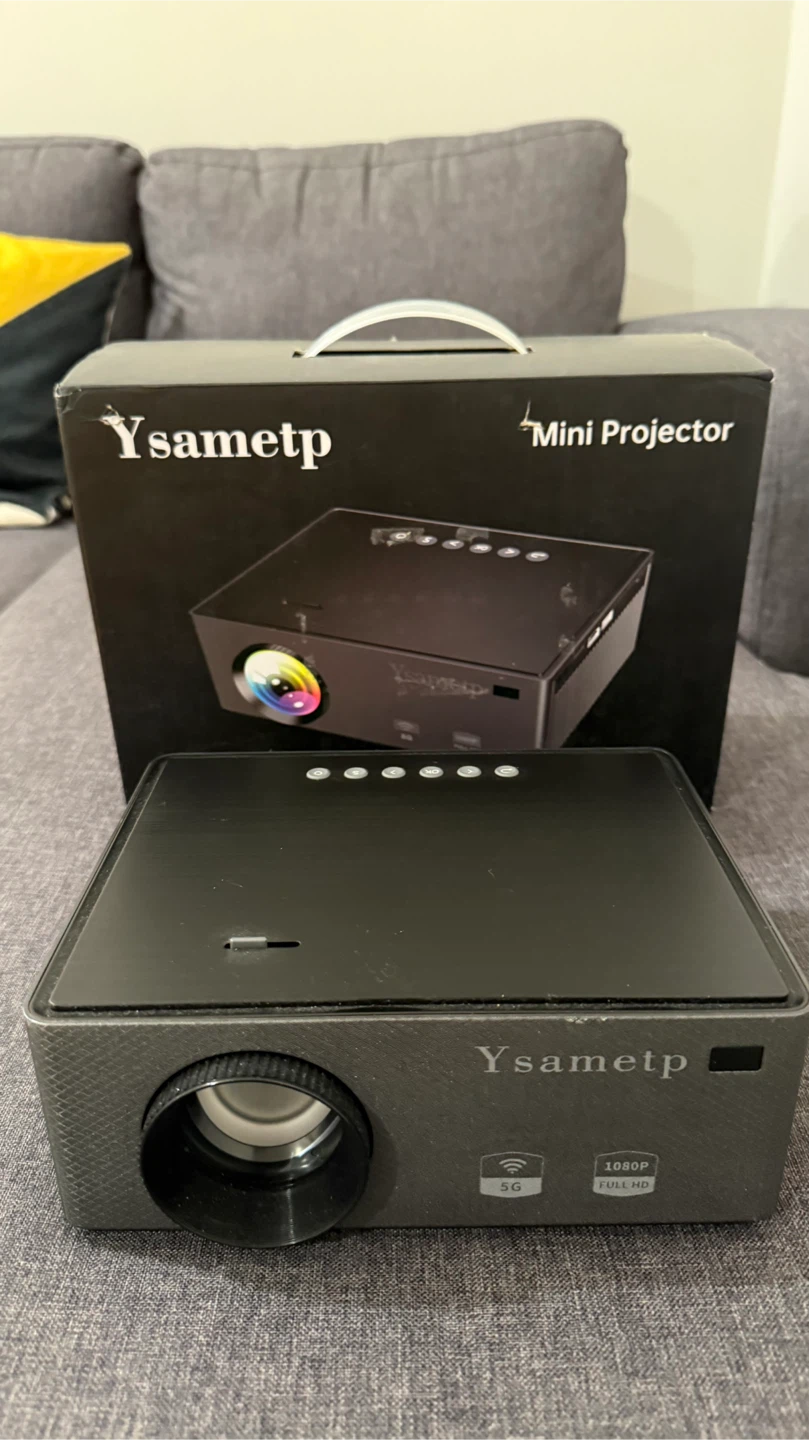 Ysametp Mini Projector - Full HD | MOVE OUT SALE!