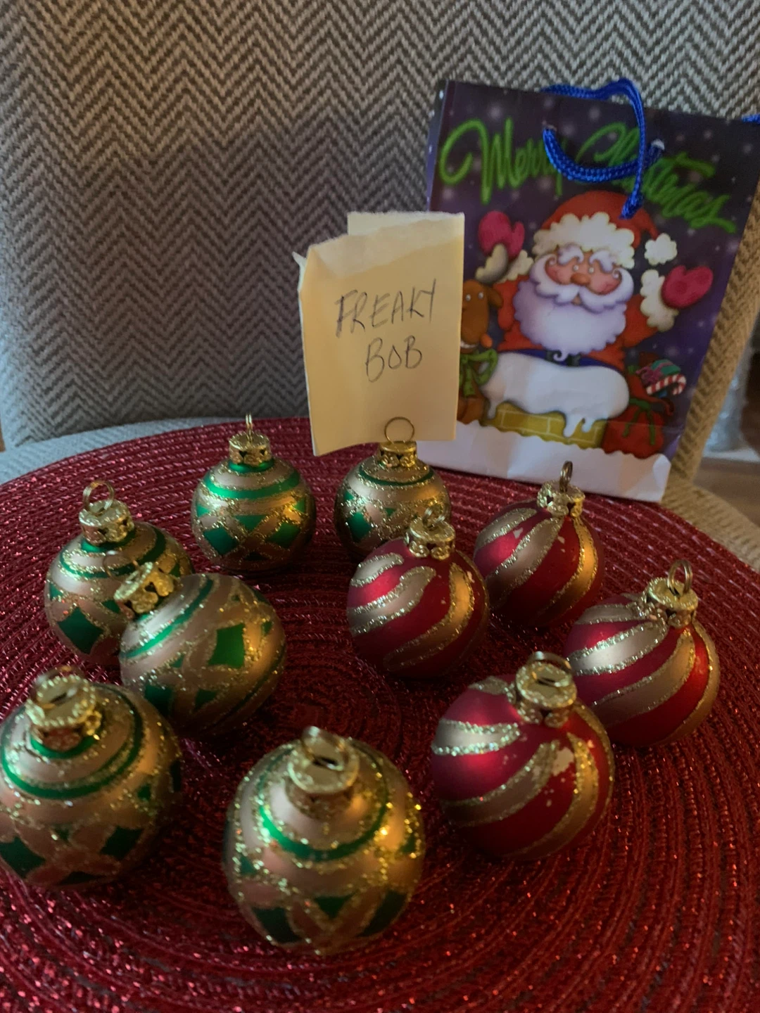 Christmas place markers - Set of 10 - photo 2