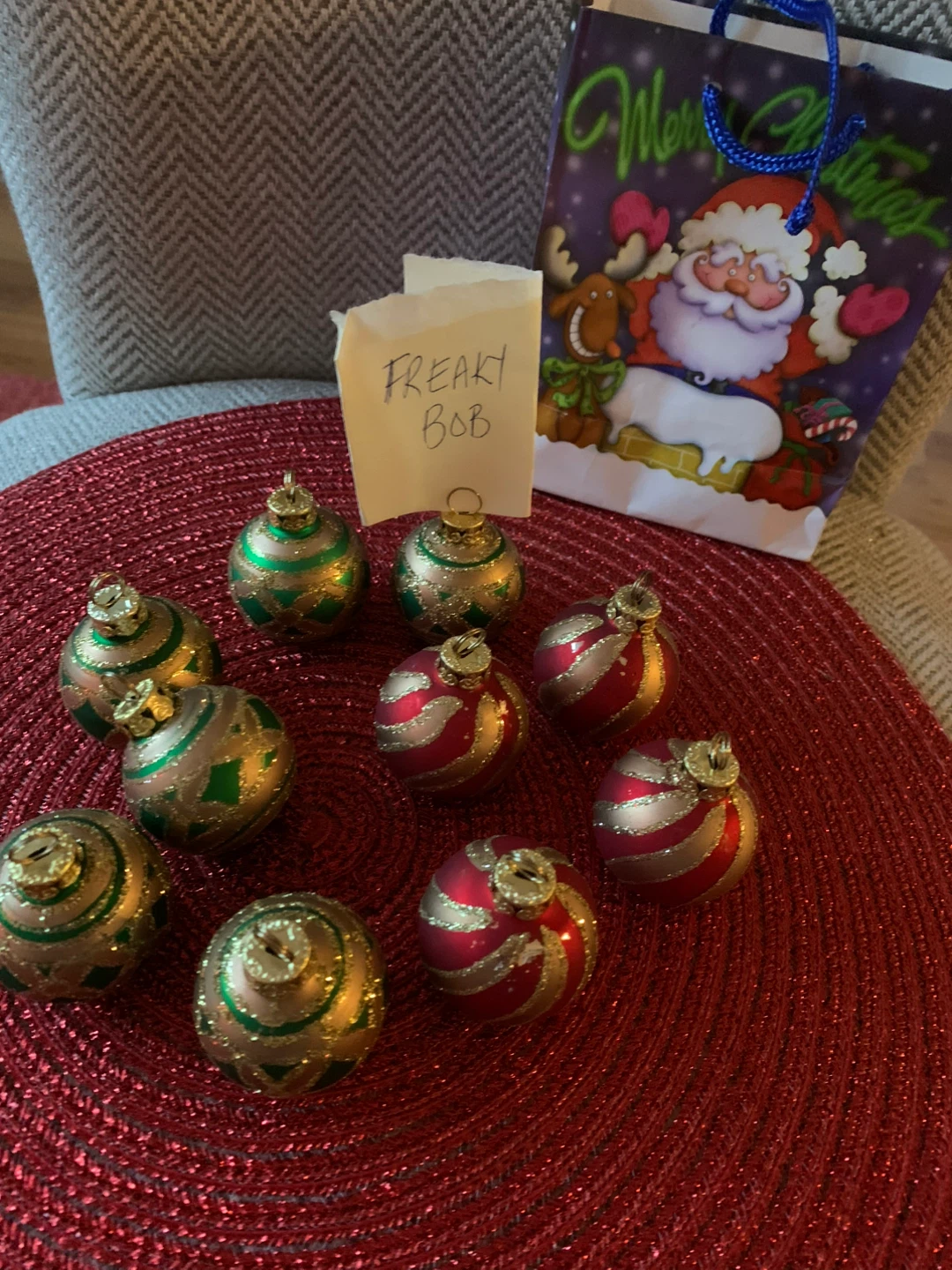 Christmas place markers - Set of 10