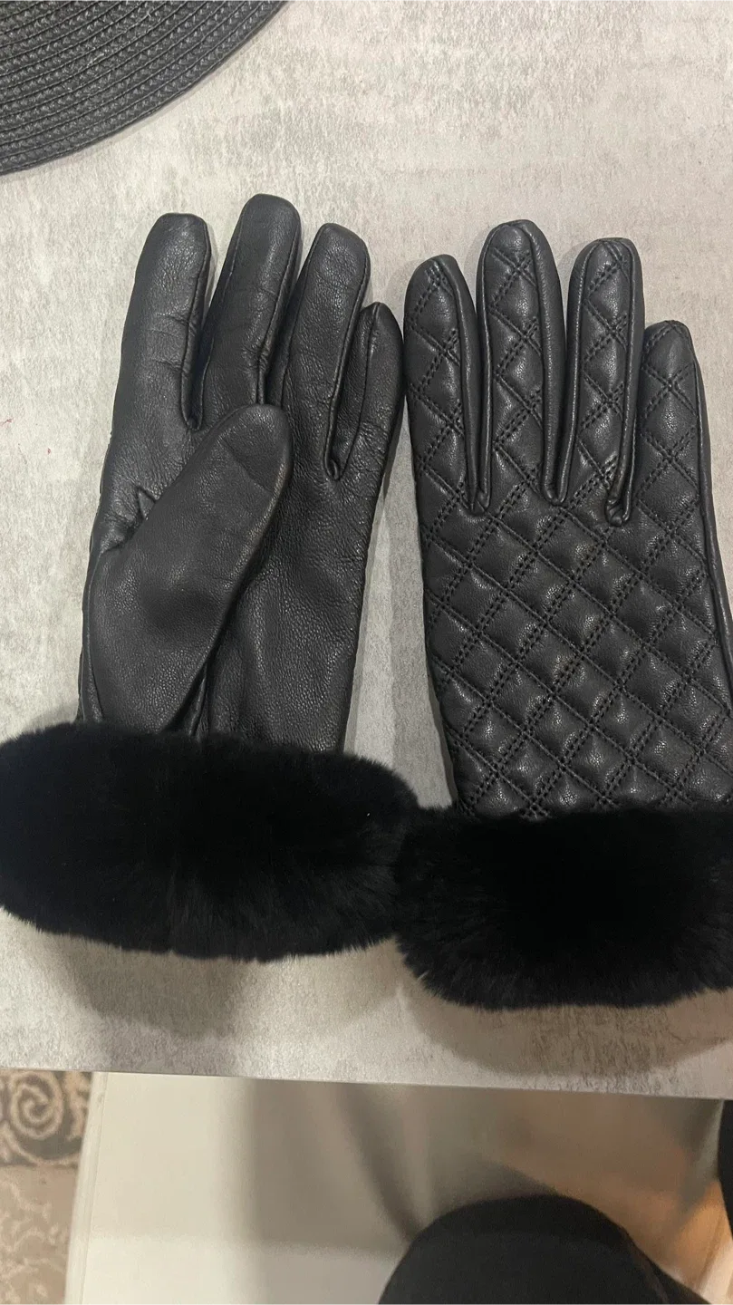 frr Black Leather Gloves - Size L image indicator(3)