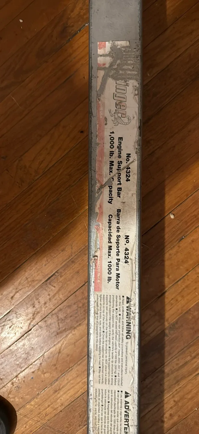 Ingersoll Rand Engine Support Bar