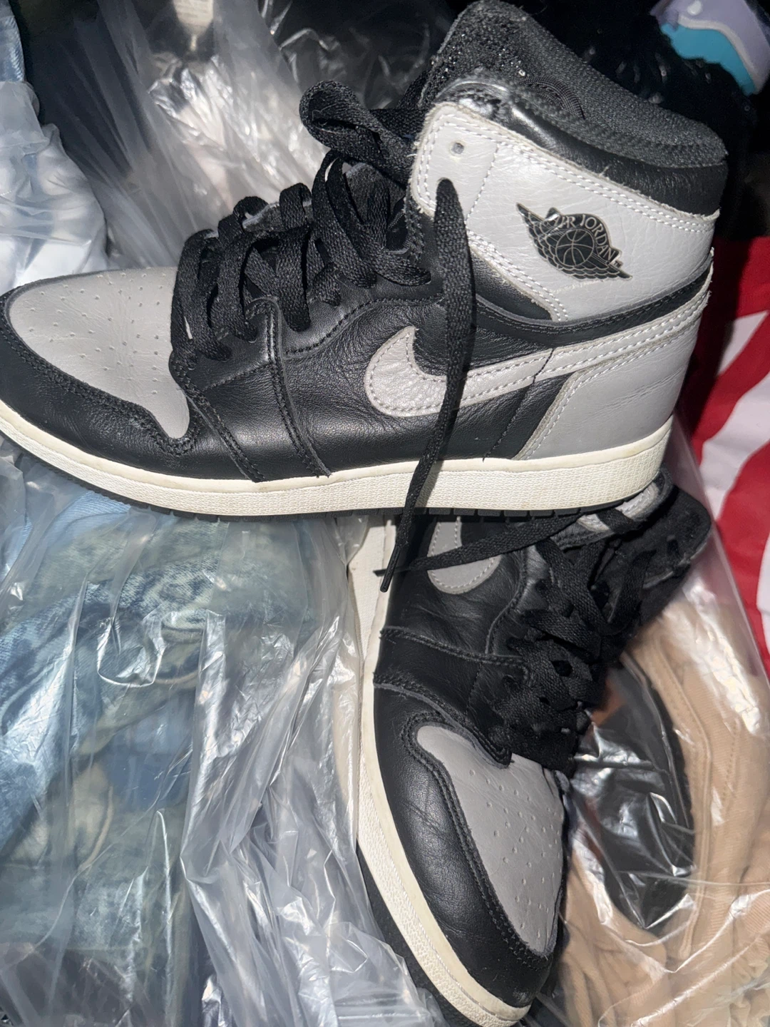 Size 6 Nike Air Jordan 1 High Shadow - photo 3