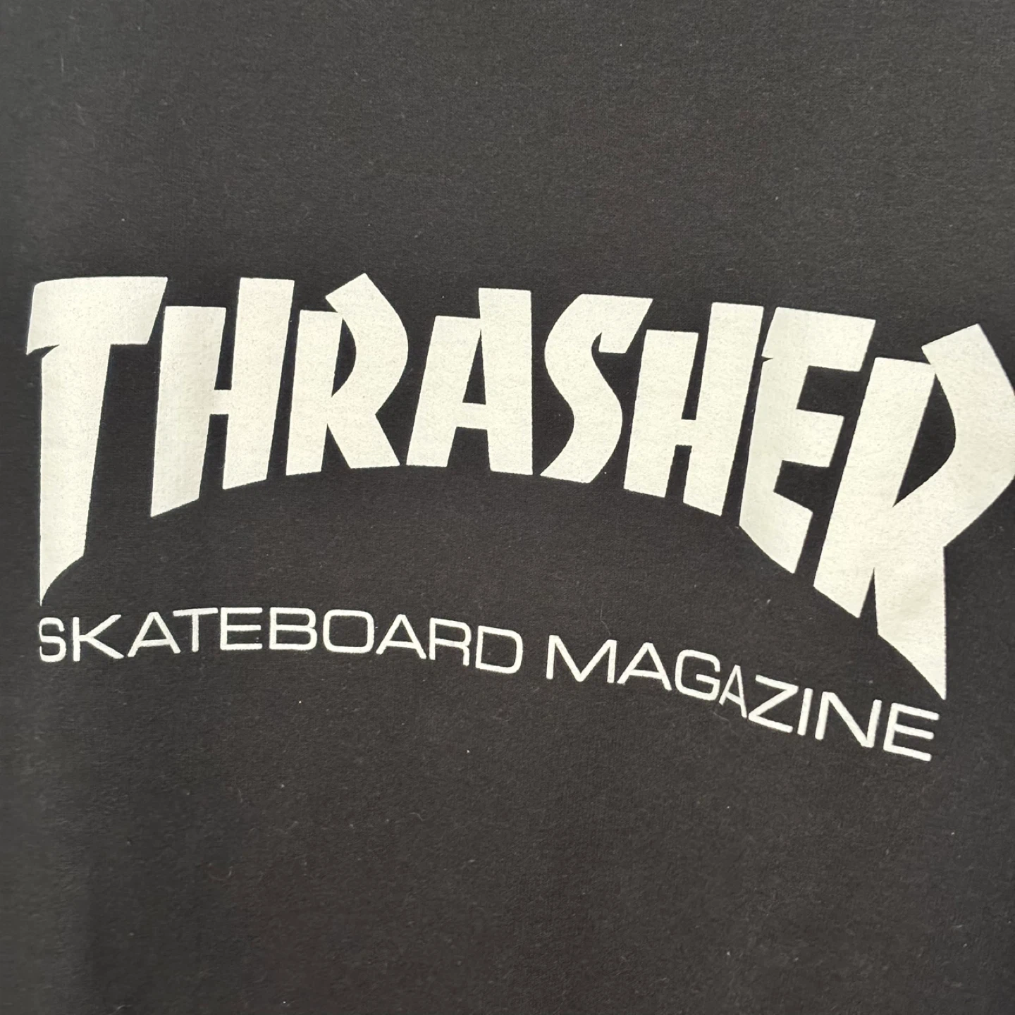 Thrasher Skateboard Magazine Black Crewneck - Size M - photo 5