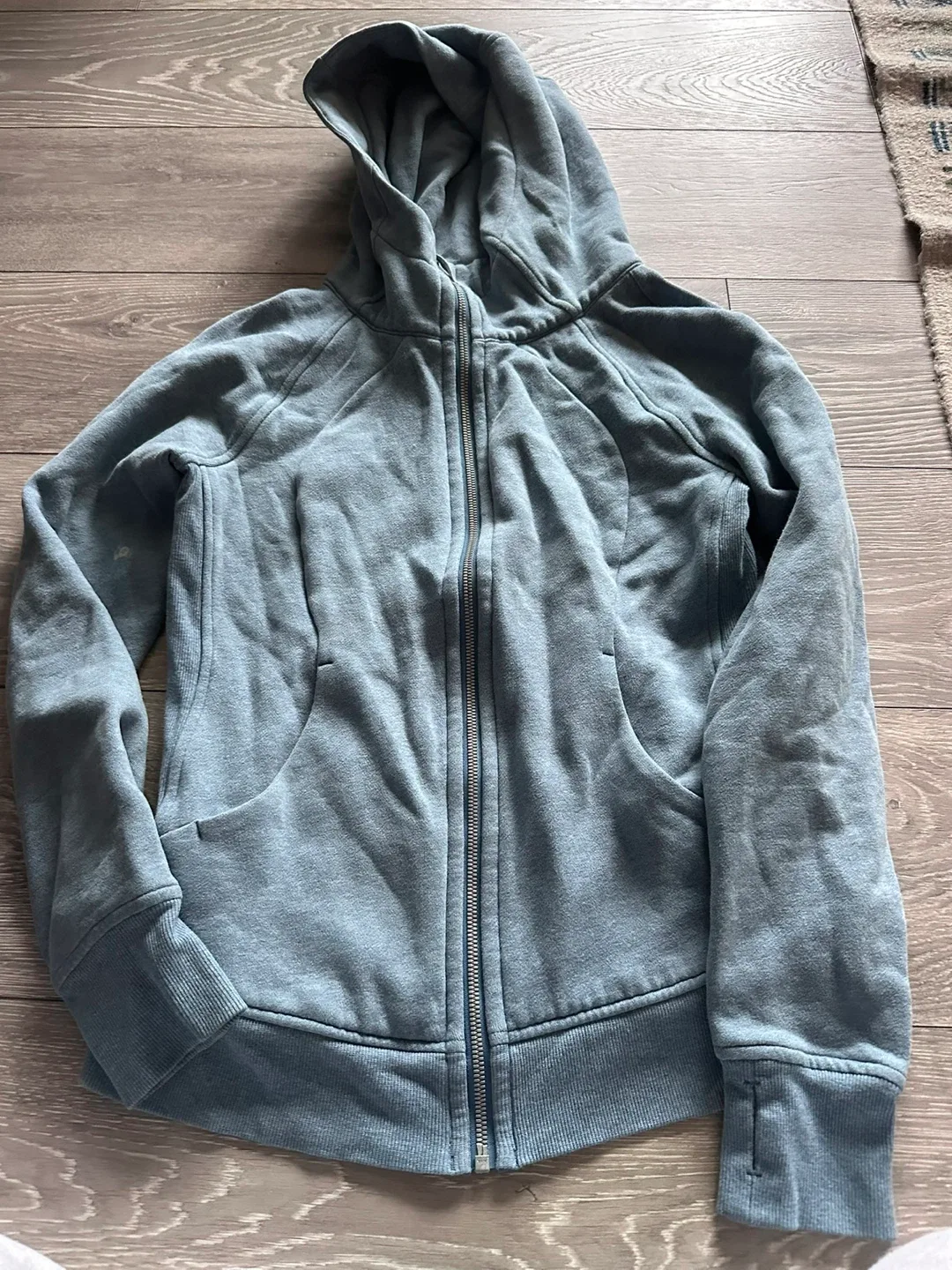 Lululemon Scuba Hoodie Size 8 Blue