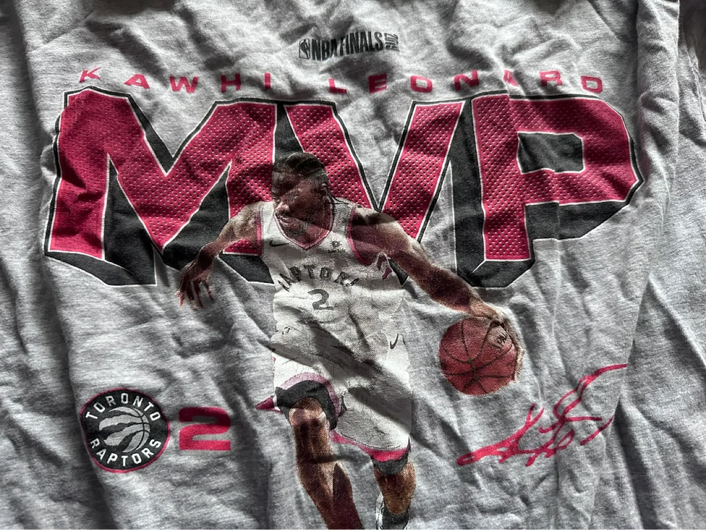 Fanatics NBA Kawhi Leonard MVP Shirt - Size L image indicator(2)