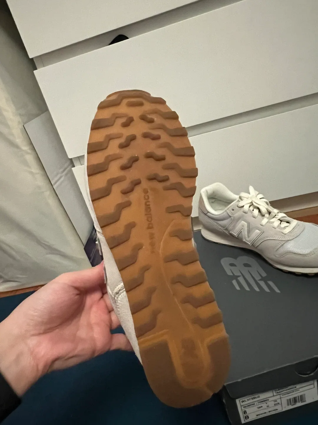 New Balance WL373SU2 Grey Sneakers - Women's US 8 image indicator(3)