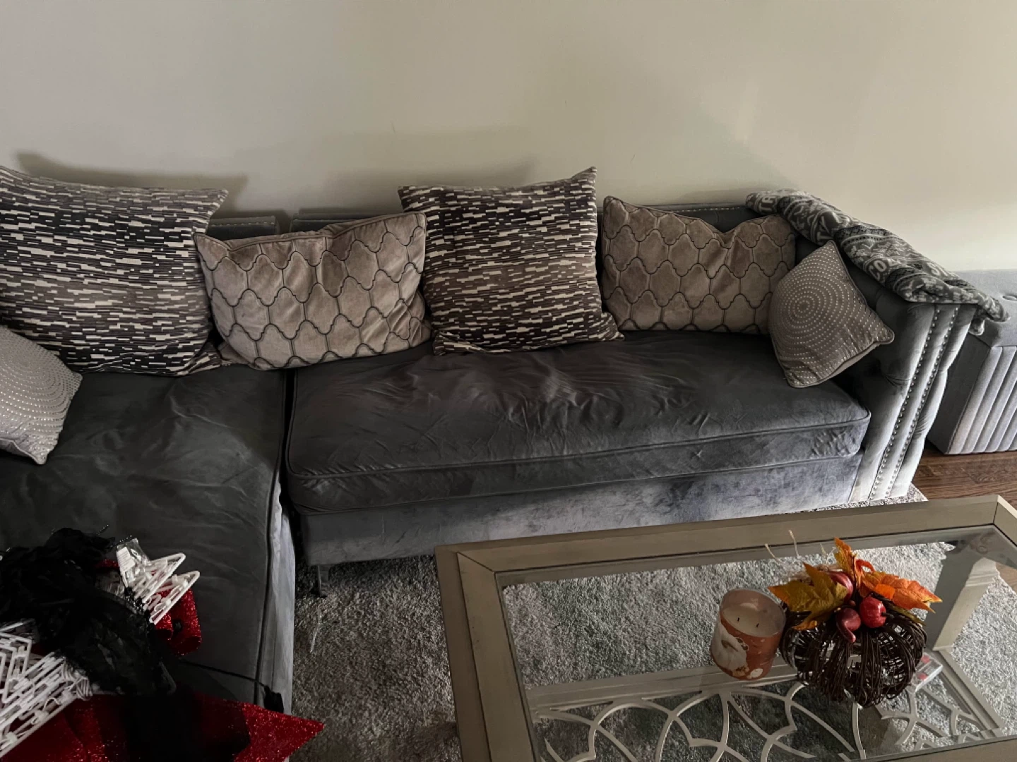Gray Sectional Sofa