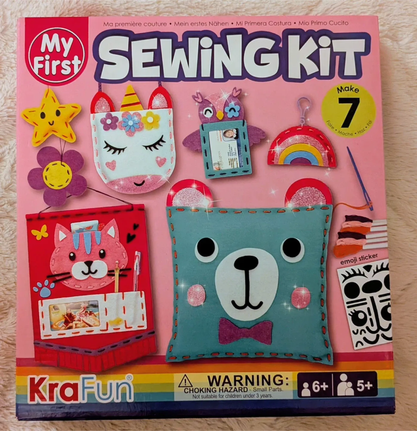 KraFun My First Sewing Kit - Ages 6+