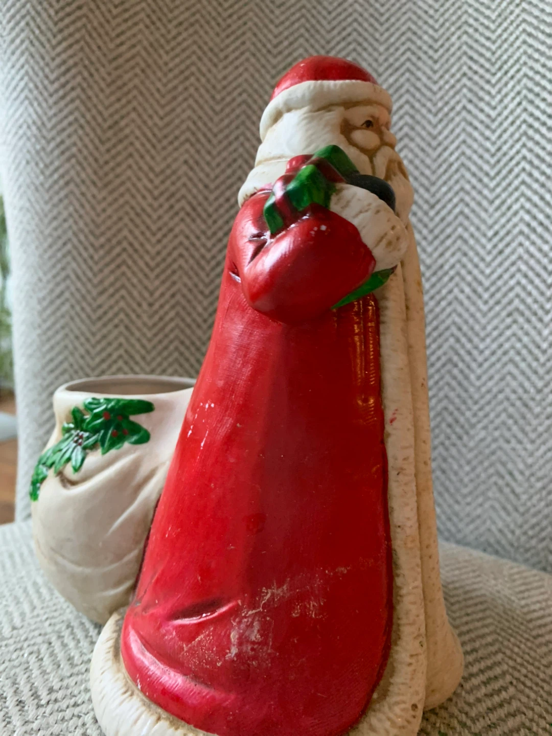 Claire Burke 1990 Santa Planter - photo 2