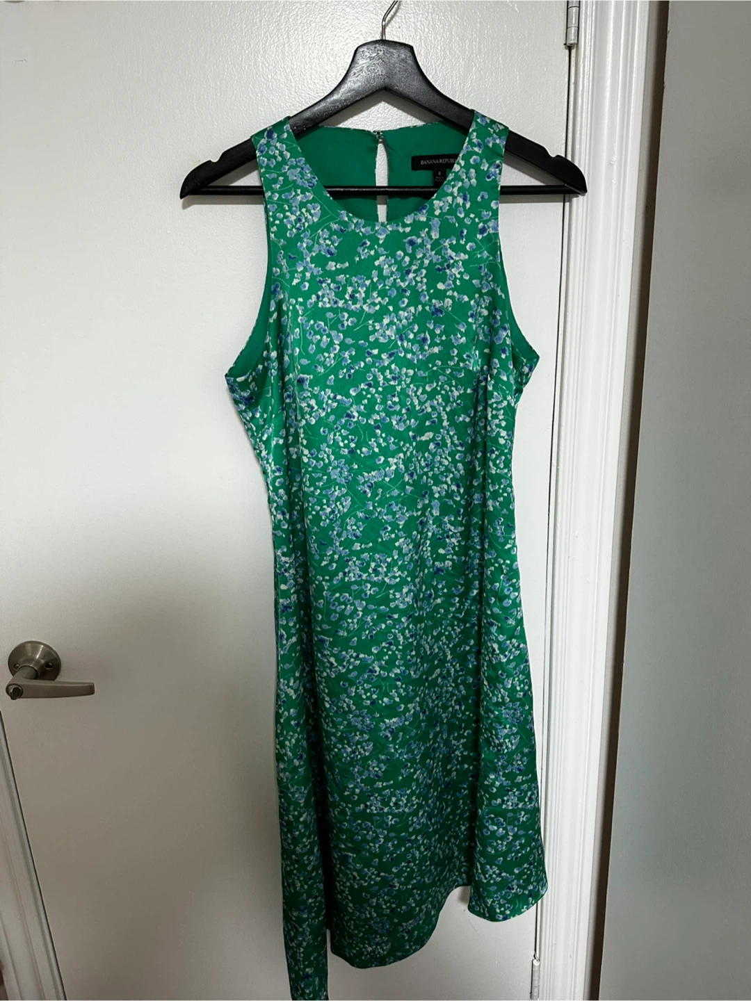 Banana Republic Green Floral Dress - Size 8