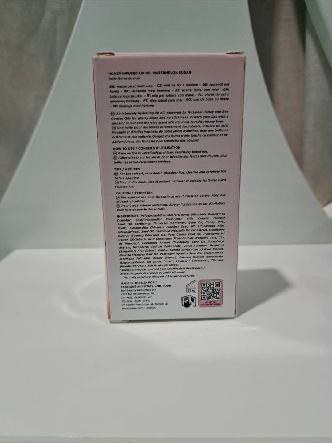 Gisou Honey Infused Lip Oil - Watermelon Sugar, 8ml image indicator(2)