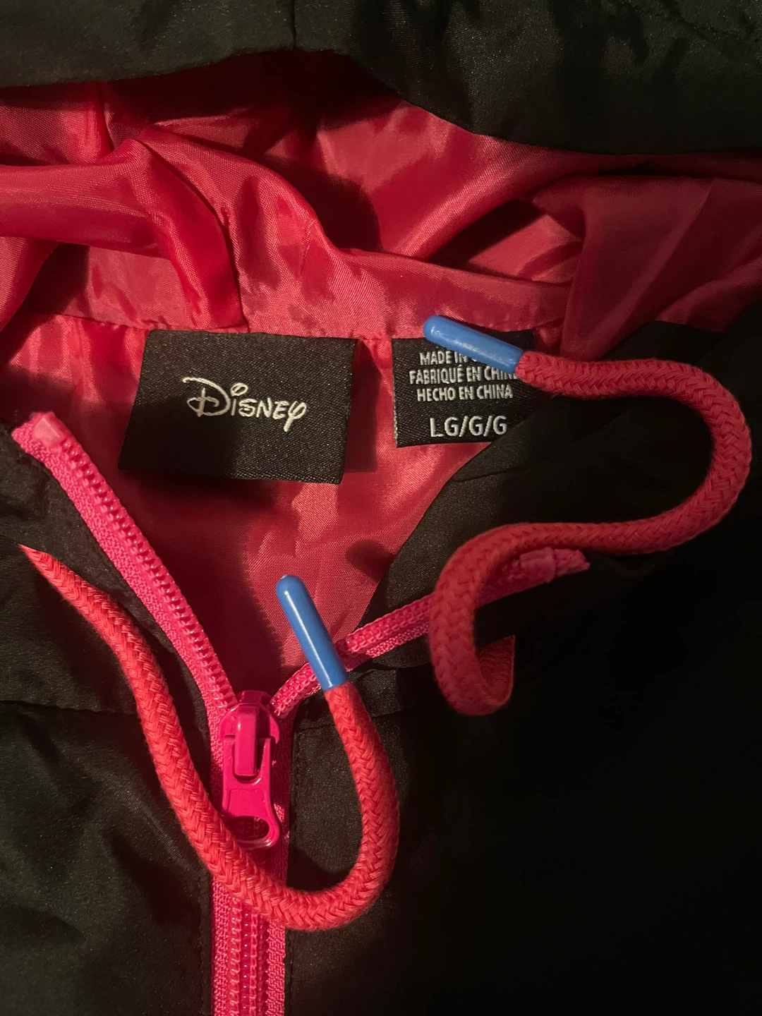 Disney Mickey Mouse Anorak Jacket - Size L - photo 3