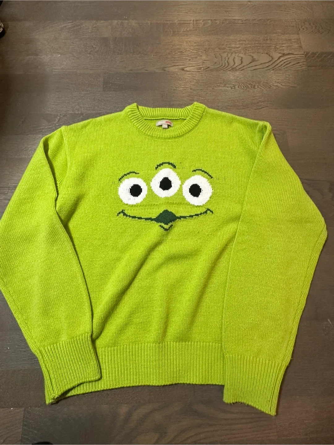 Toy Story Green Alien Sweater - Size M (Made in Korea)