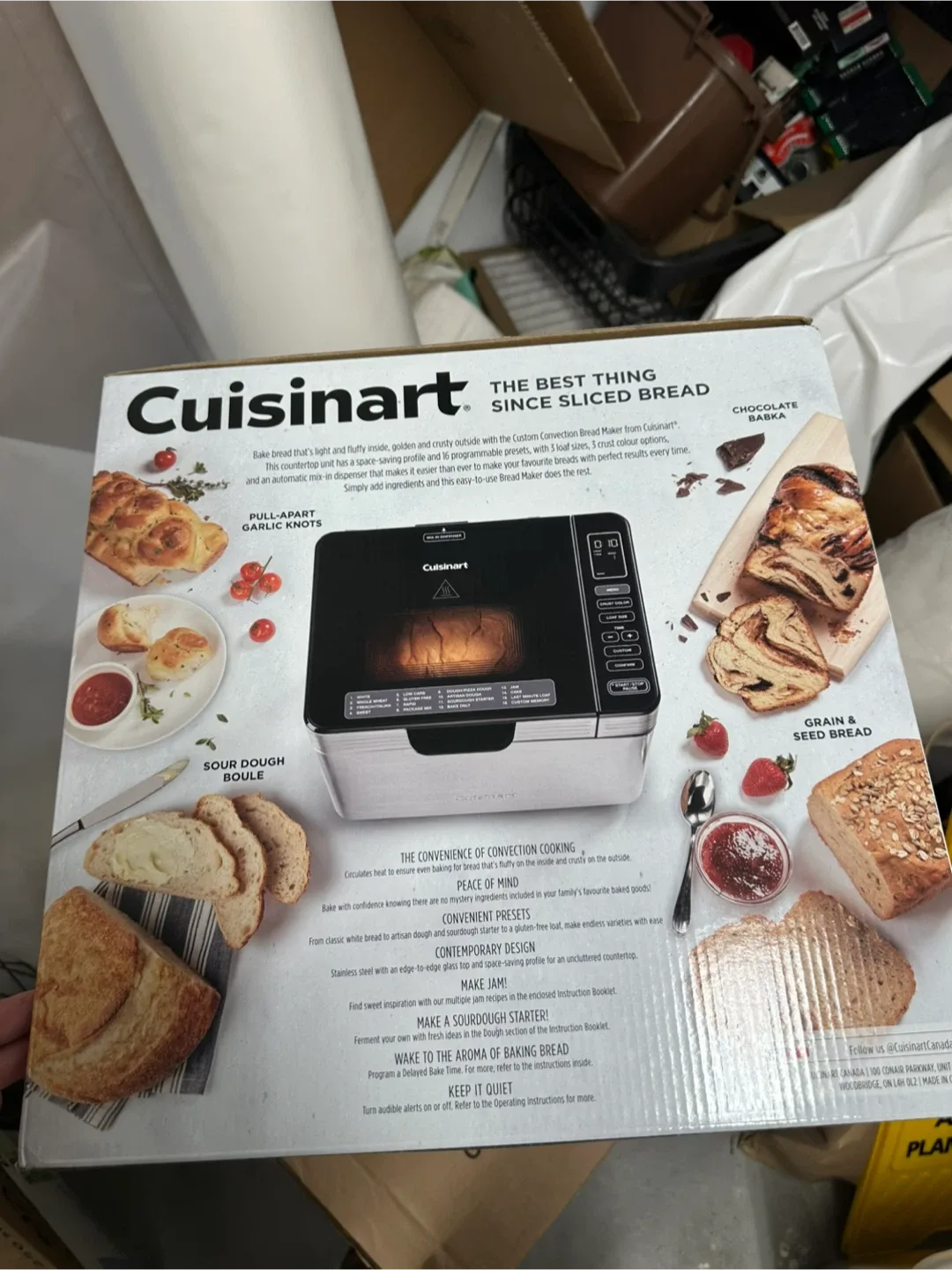 New Cuisinart Custom Convection Bread Maker