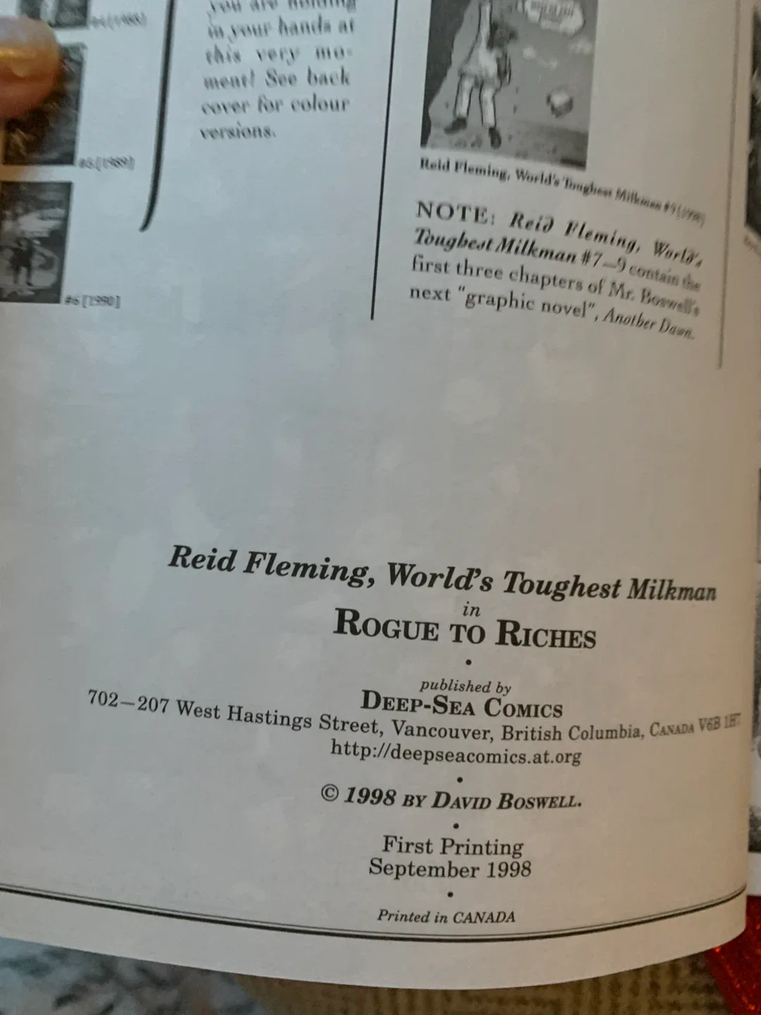 Reid Fleming: World's Toughest Milkman Comic Book image indicator(3)