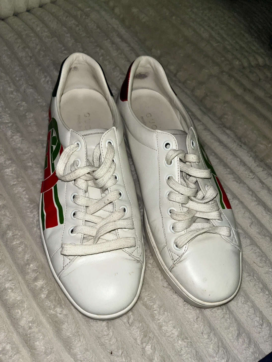 Gucci White Leather Sneakers - photo 2