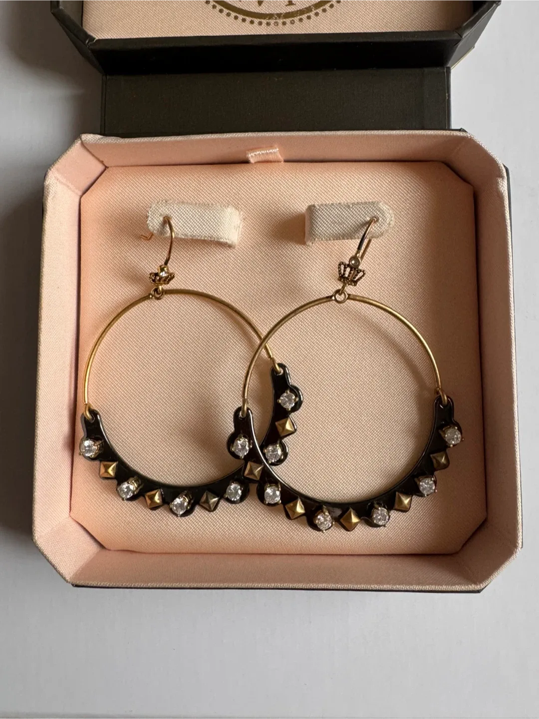 Juicy Couture Hoop Earrings in Box image indicator(3)