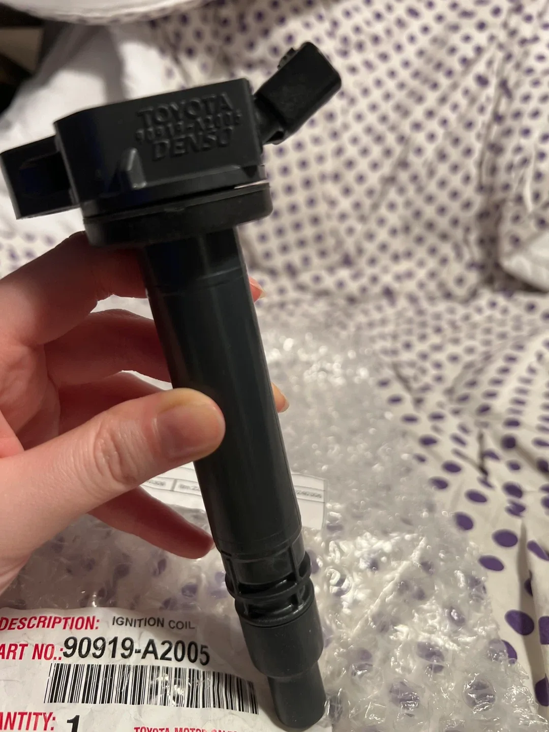 Toyota Denso Ignition Coil 90919-A2005 image indicator(2)