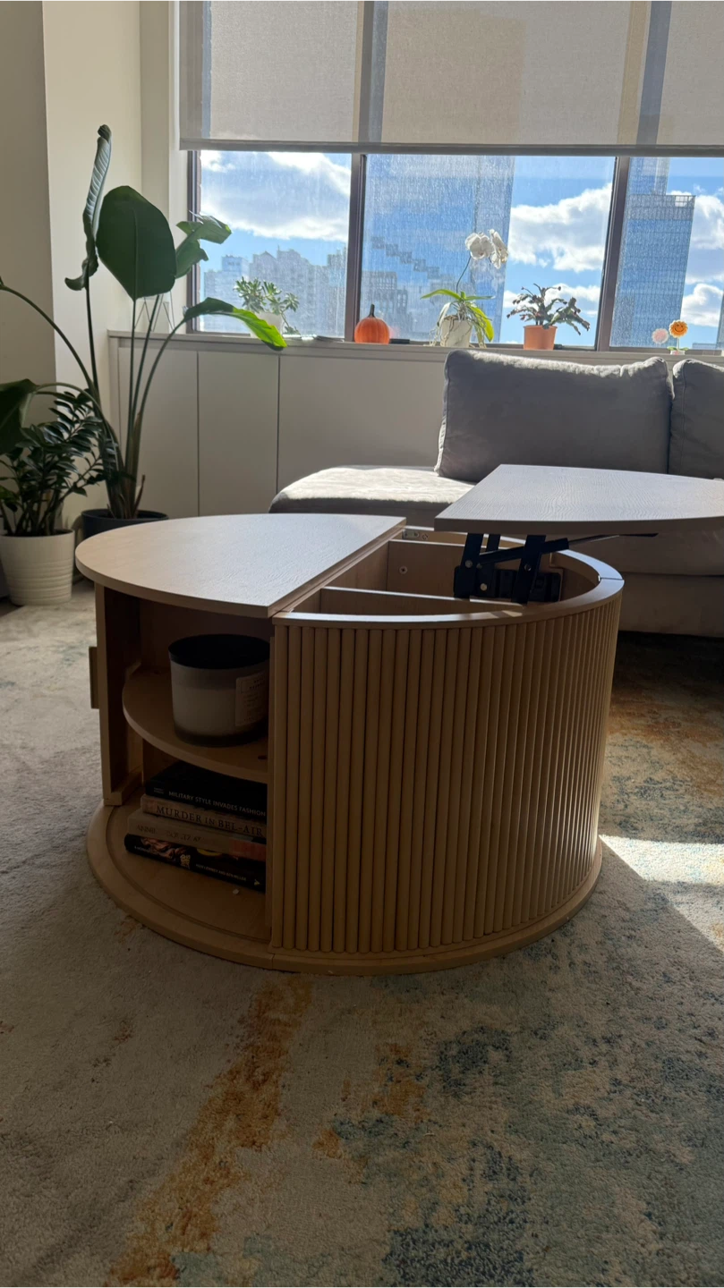 Round Lift Top Coffee Table from Bed Bath and Beyond - photo 3