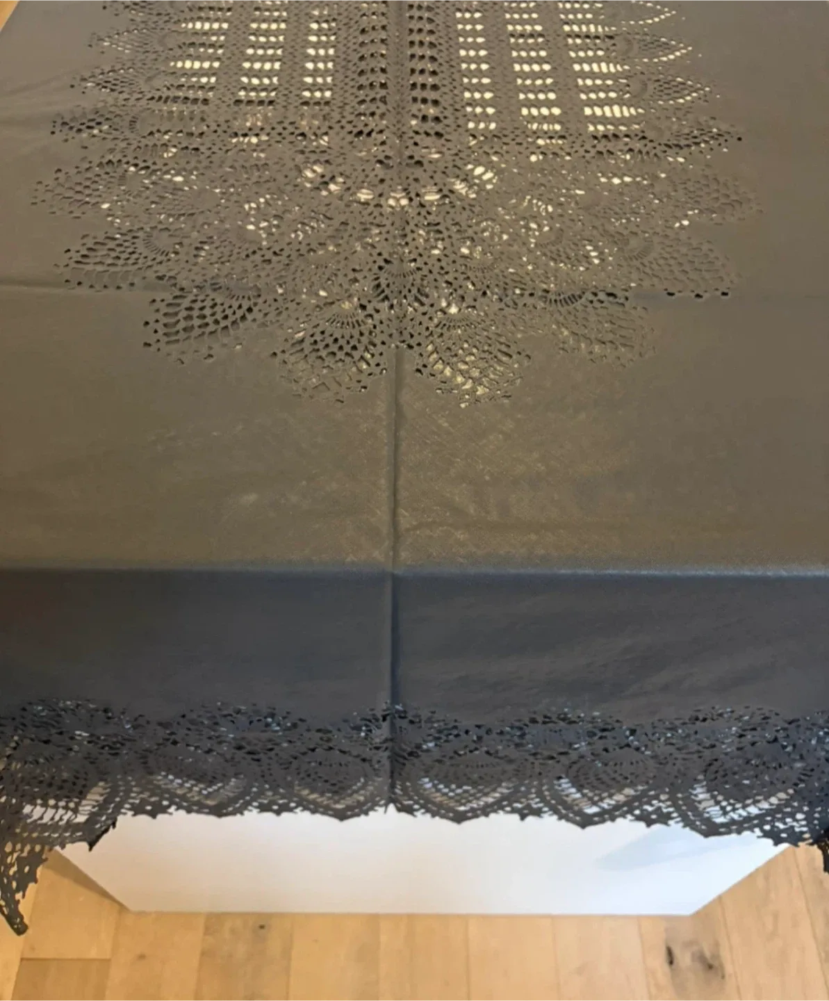 Decorative Vinyl “Lace” Table Cloth image indicator(2)