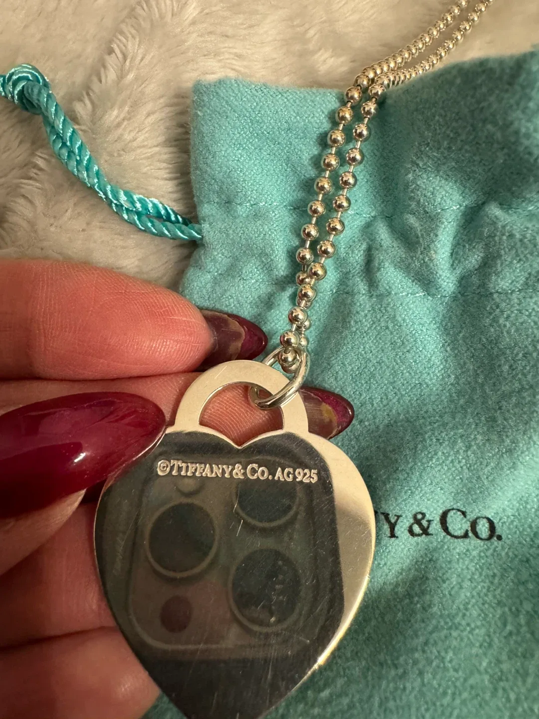 Return to Tiffany Large Heart Tag Pendant image indicator(2)