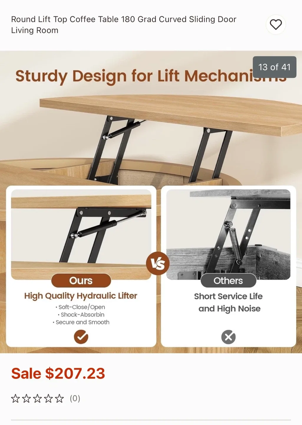 Round Lift Top Coffee Table from Bed Bath and Beyond image indicator(6)